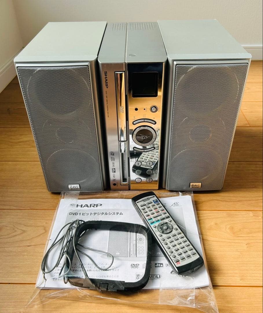 SHARP ミニコンポ SD-VH9-S シャープ CD MD DVD
