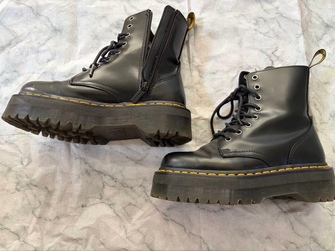 ドクターマーチン 8ホール サイドジップ 24.5 お値下げ可能★