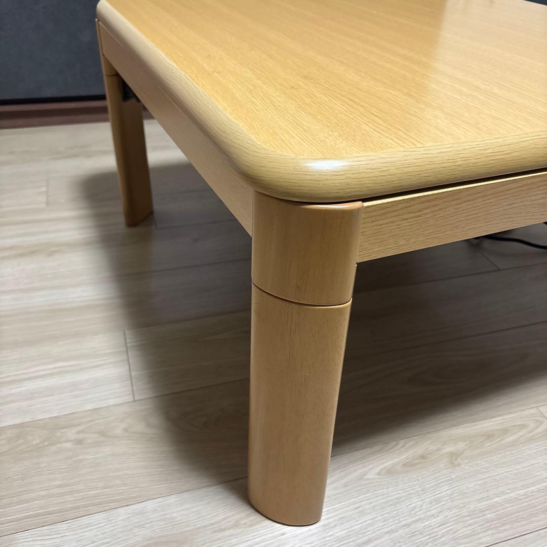 送料無料　ニトリ こたつテーブル 75×75 ナチュラル 正方形 木目調