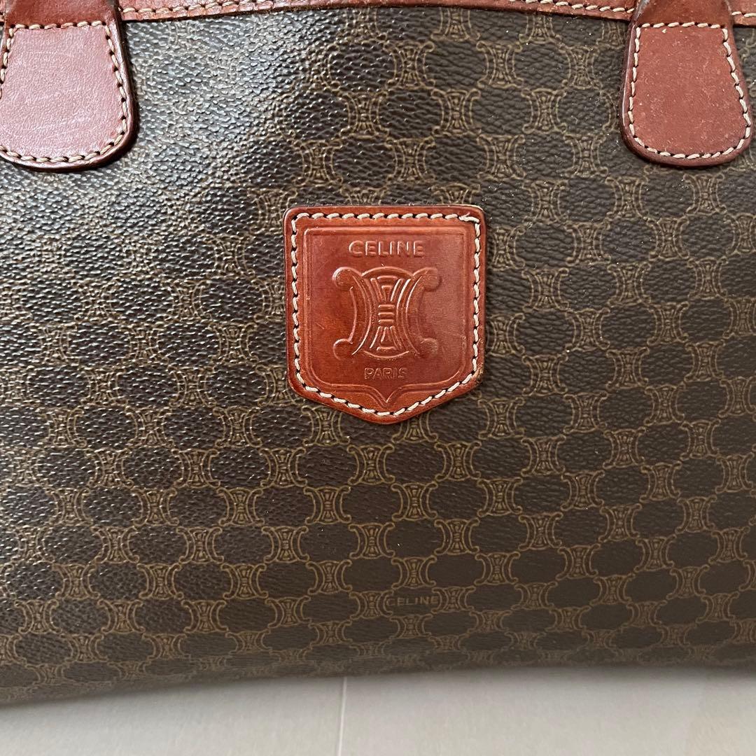美品✨OLD CELINE【セリーヌ】マカダム柄 ヴィンテージ ミニボストン