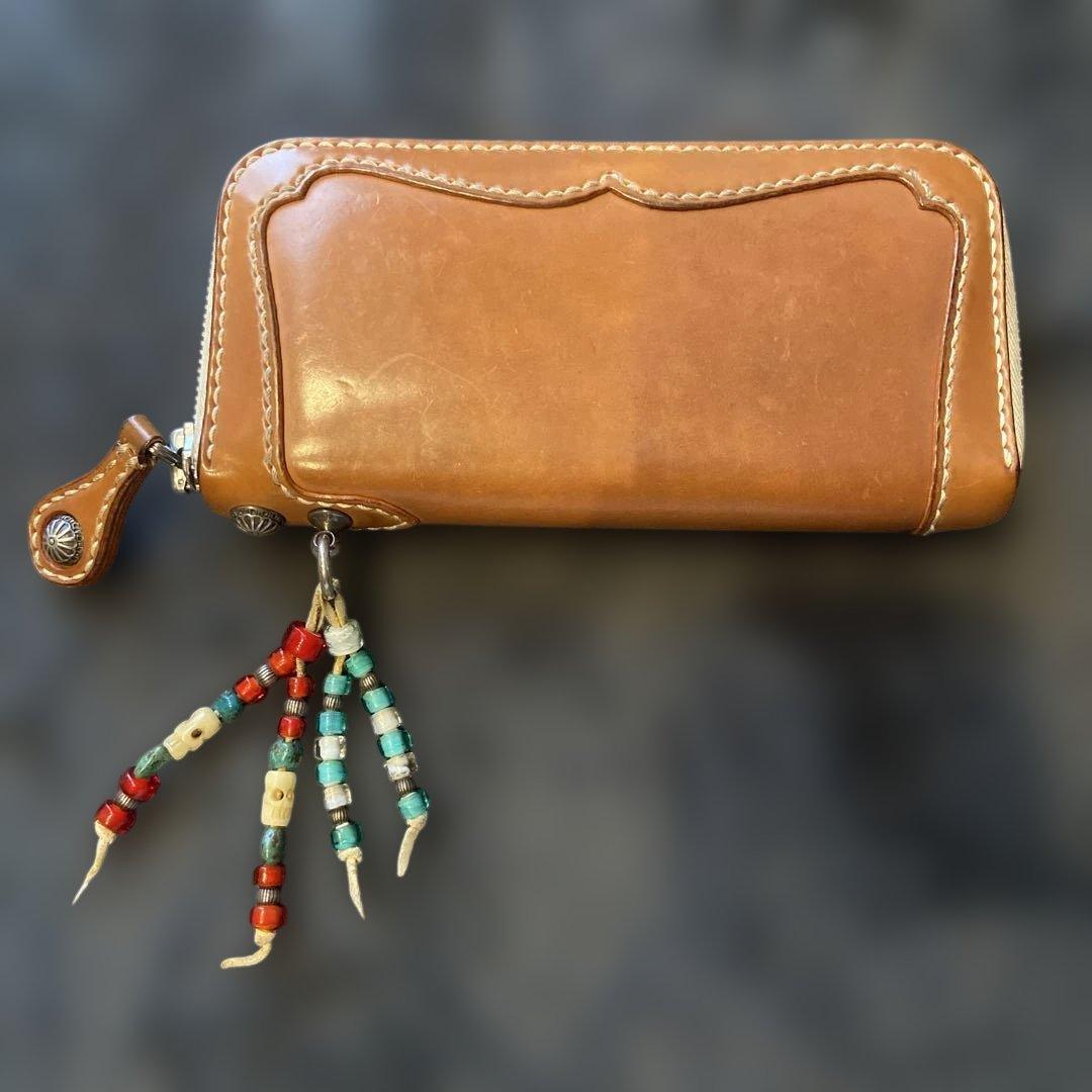 ビーズ屋公ちゃん　コードバンラウンドジップ