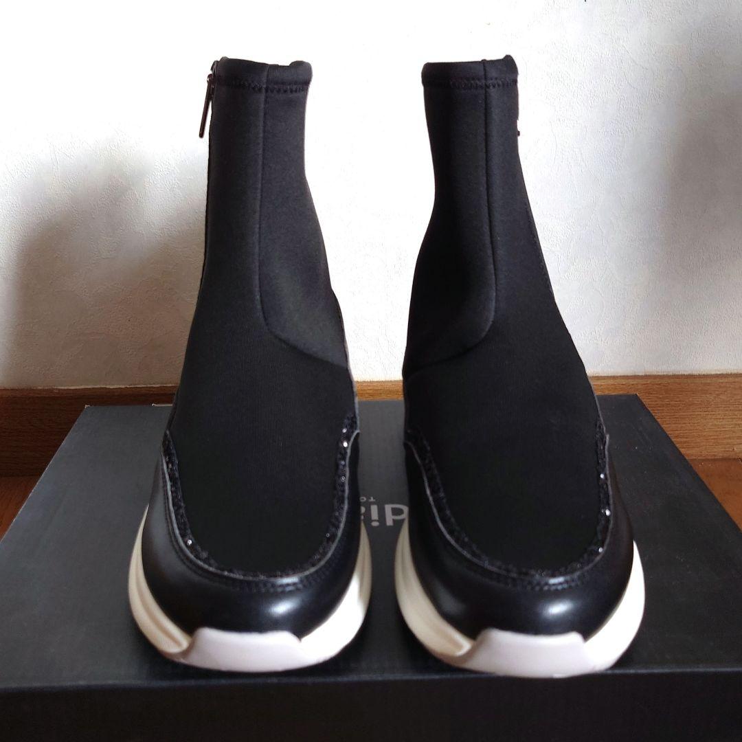 【プラスダイアナ】オールウェザーシューズ Lサイズ 黒