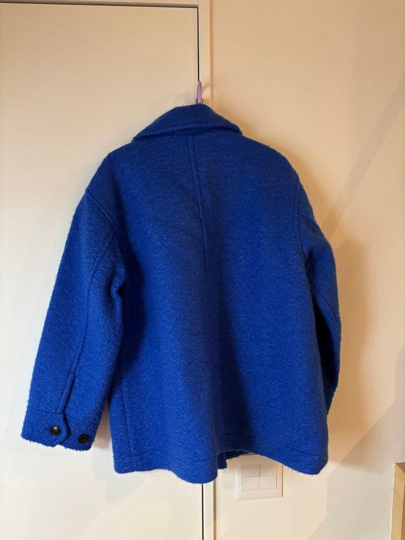 美品▲Ray BEAMS / ループ シャギー ハーフ コート