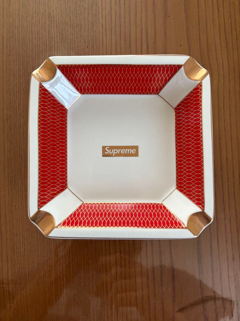 Supreme 八角形灰皿 赤/白