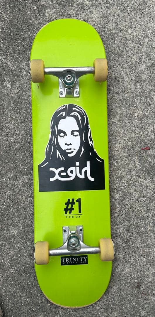 x-girl スケートボード コンプリート　サンダートラックninjaベアリング