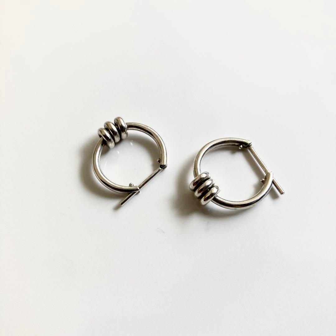 片耳　コムドット　ヤマト着用　ピアス　登坂着用　オールシルバー925