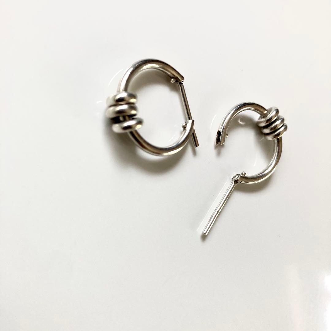 片耳　コムドット　ヤマト着用　ピアス　登坂着用　オールシルバー925