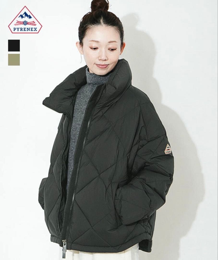 PYRENEX ADELE2 アデル2 ダウンジャケットブラック 黒 サイズ34