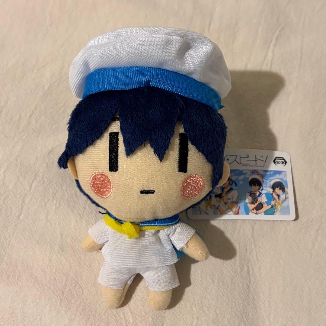 Free！ ハイスピード 七瀬遙 カラビナ付き ぬいぐるみ