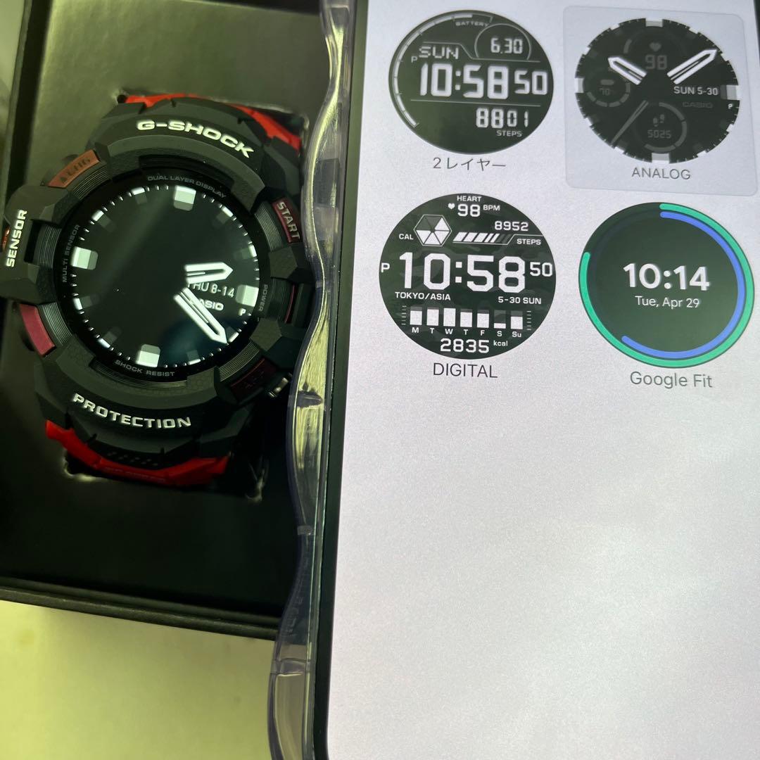 b*t様 簡易動作◎　G-SHOCK　GSW-H1000 腕時計 レッド