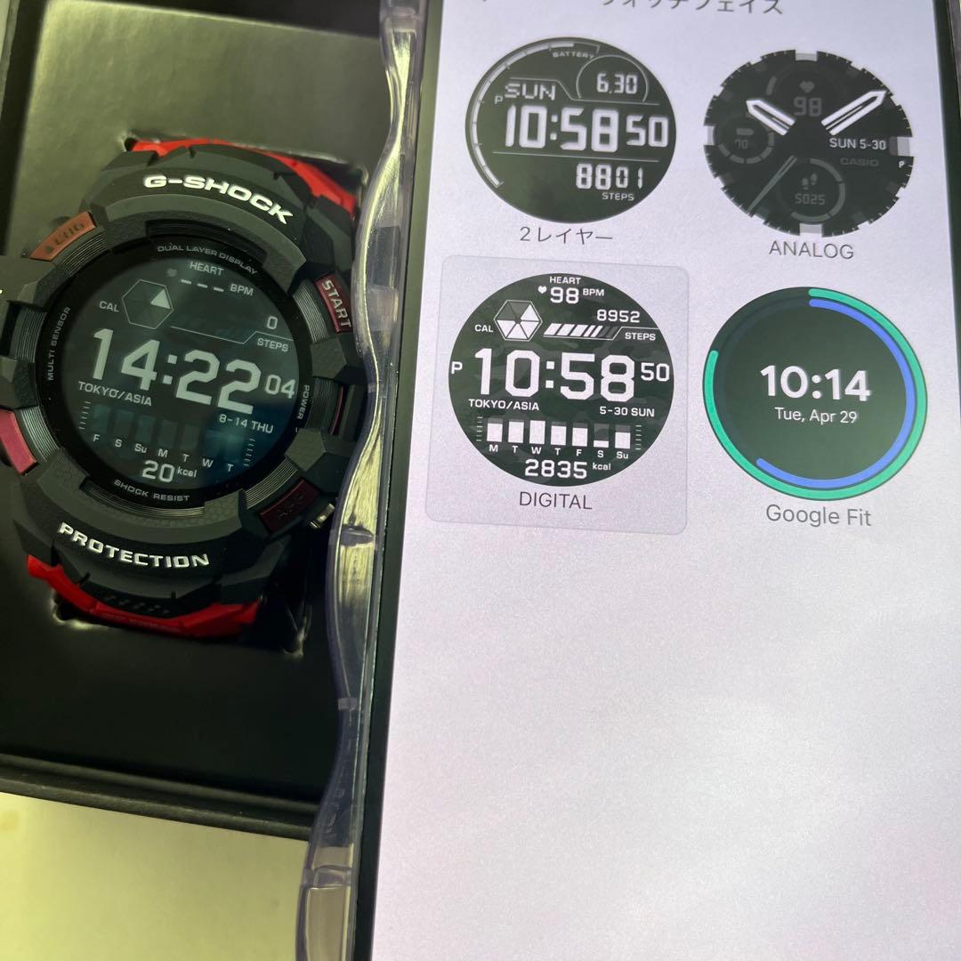 b*t様 簡易動作◎　G-SHOCK　GSW-H1000 腕時計 レッド