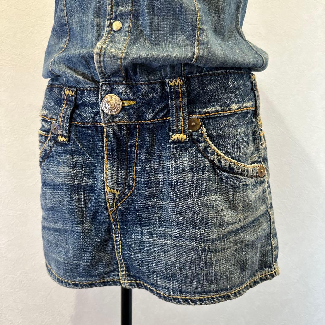 TRUE RELIGION denimallinone Y2Kグランジ平成ギャル