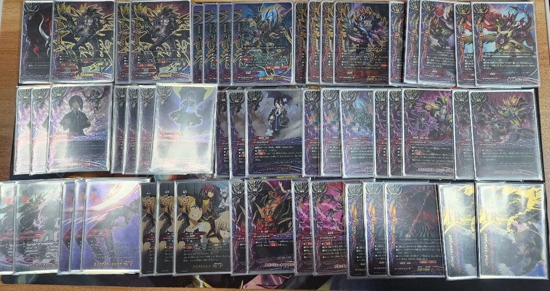 バディファイト　悪魔竜ガチデッキ　スリーブ付き