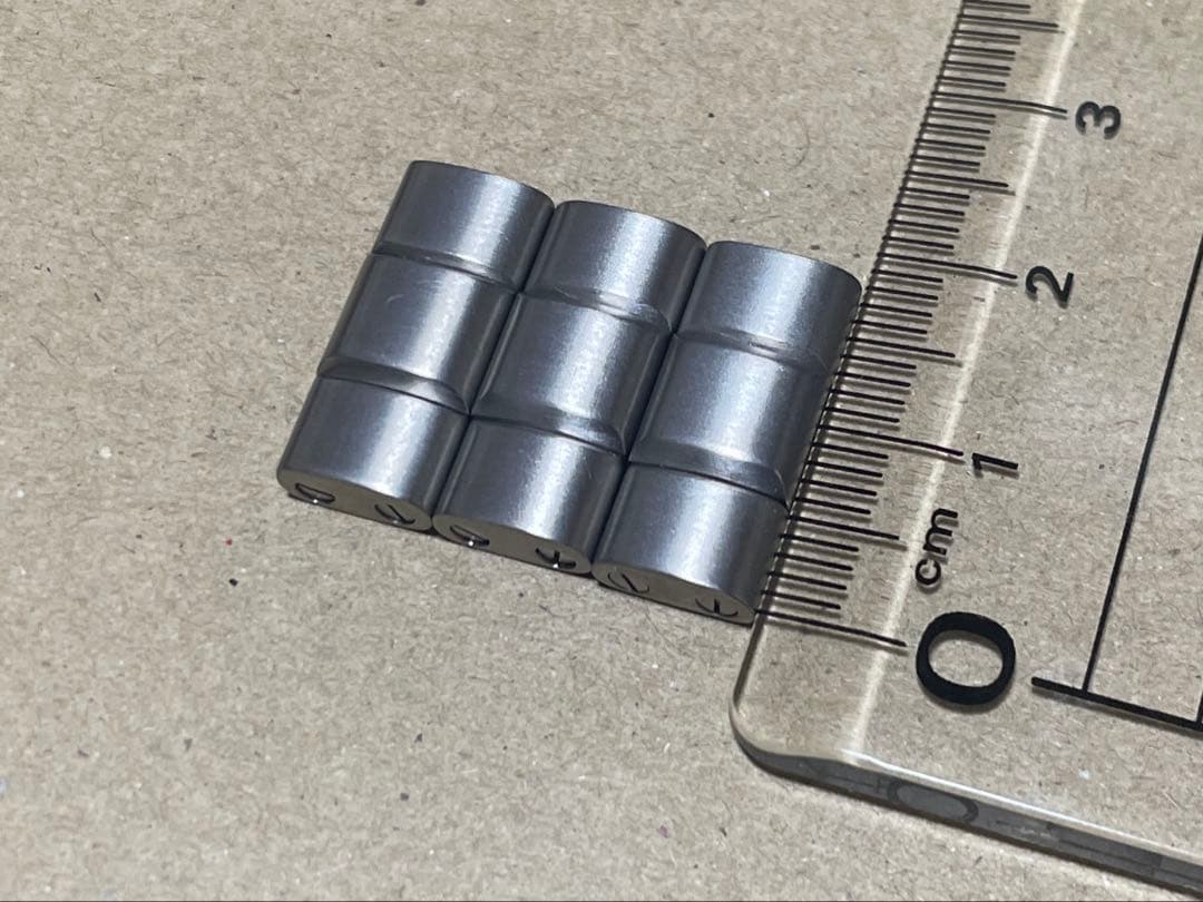 ブライトリング　エアロスペース用　PTブレスレット　3コマ　チタン　18mm