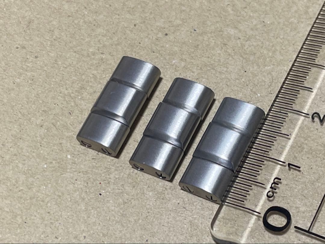 ブライトリング　エアロスペース用　PTブレスレット　3コマ　チタン　18mm