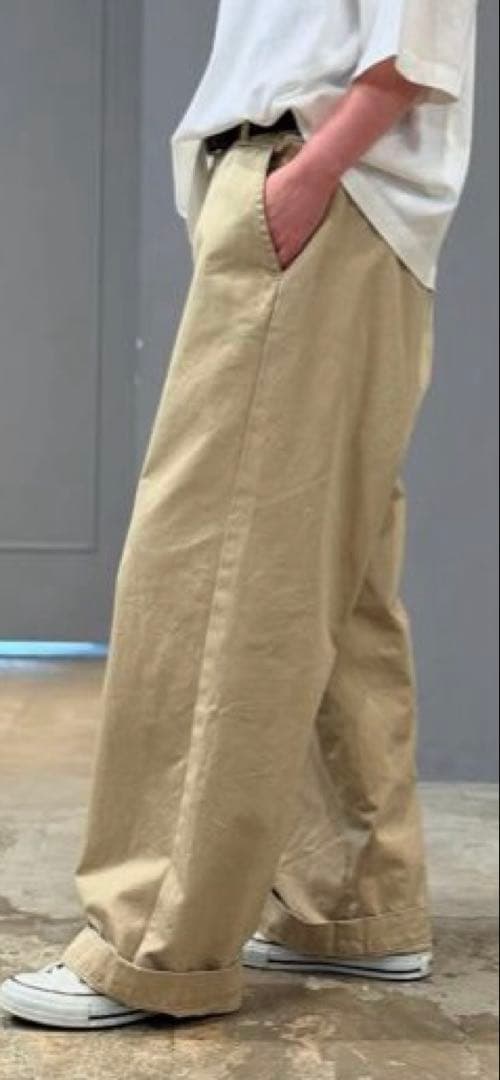 ポ*チ様 チマラ chimala×please別注チノトラウザー　アジャスター￼