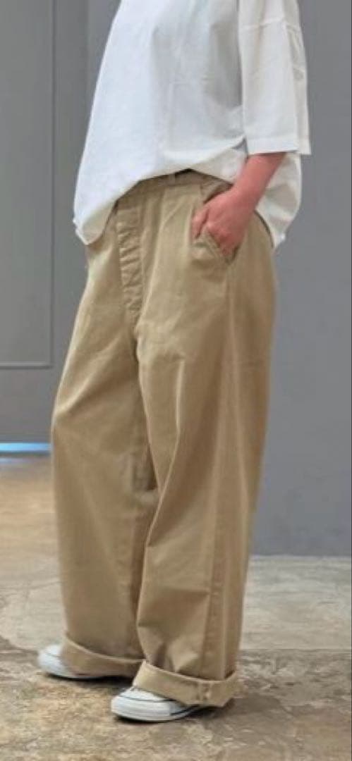 ポ*チ様 チマラ chimala×please別注チノトラウザー　アジャスター￼