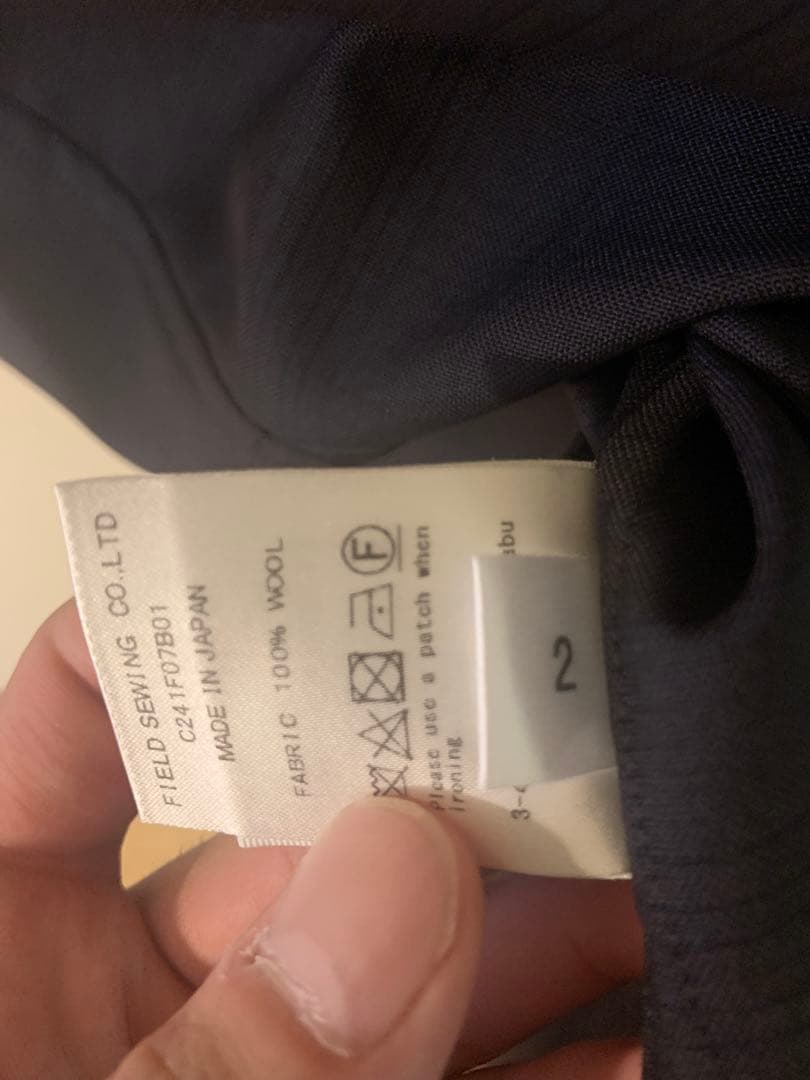 cale カルTASMANIA WOOL CHECK SHIRT サイズ2