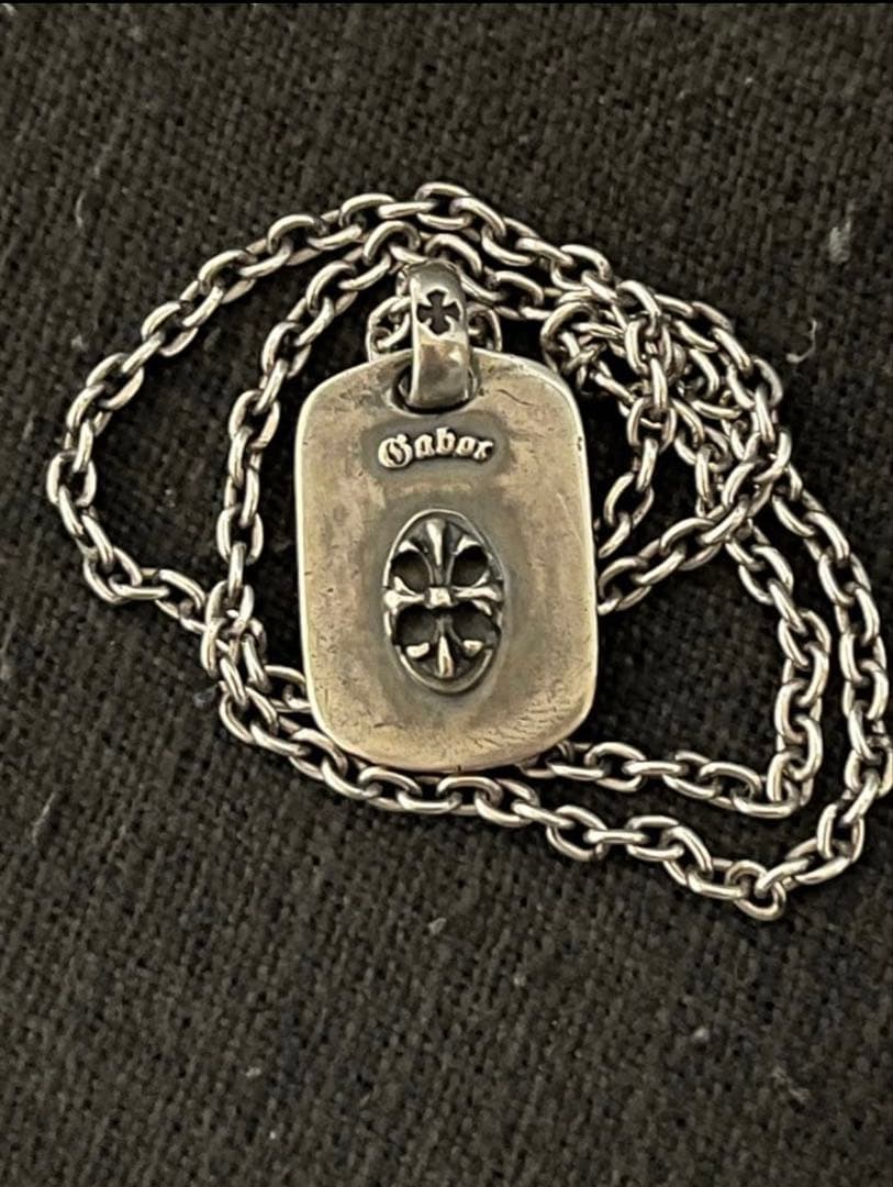 ガボール　オーバルドックタグ　ネックレストップ