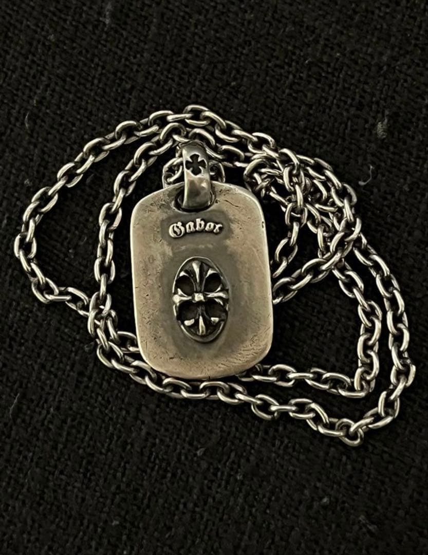 ガボール　オーバルドックタグ　ネックレストップ