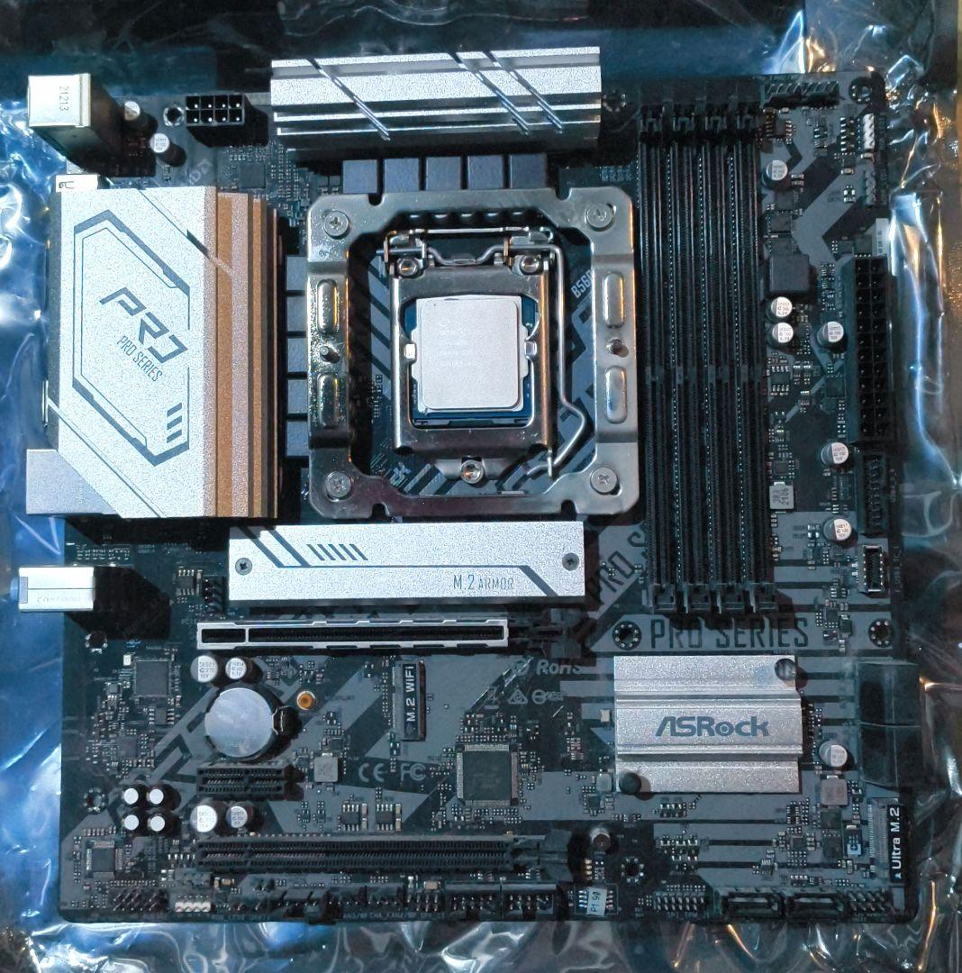 Intel Core i 5 11400,ASRock B560M 他セット