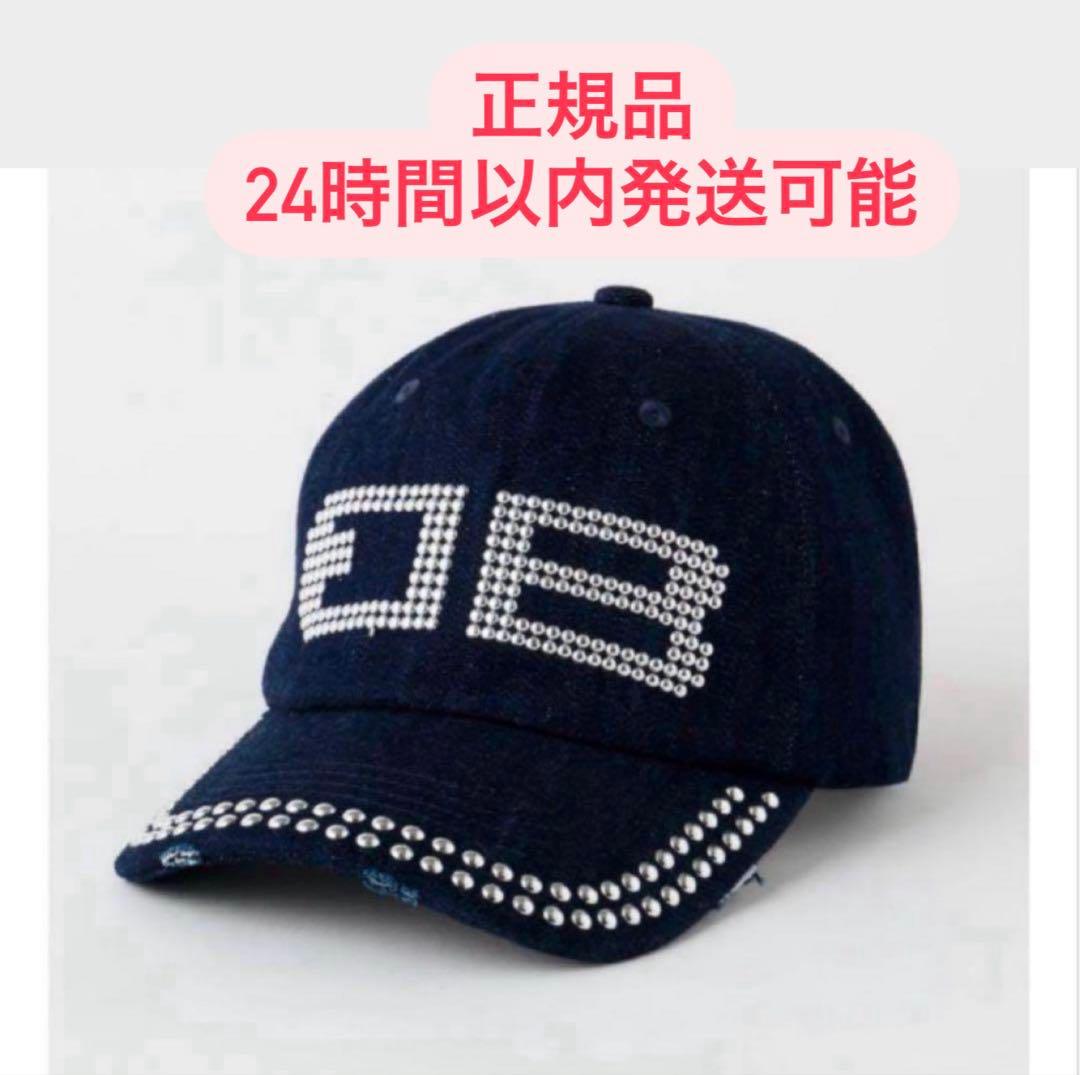 新品 BEEDEN STUDS DAMAGE CAP デニム