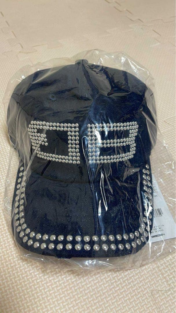 新品 BEEDEN STUDS DAMAGE CAP デニム