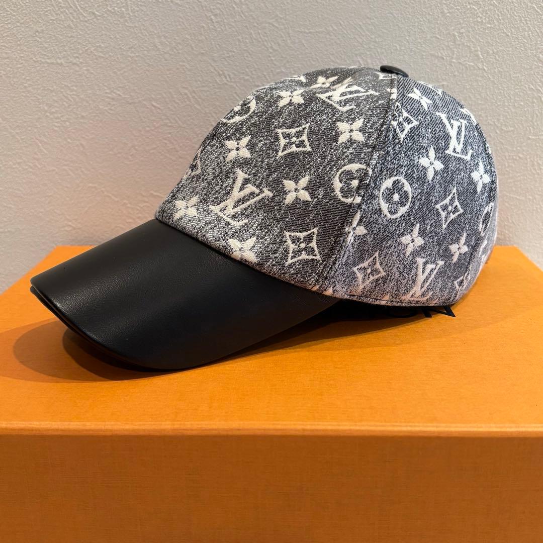 新品同様　ルイヴィトン キャップ　デニム　モノグラム