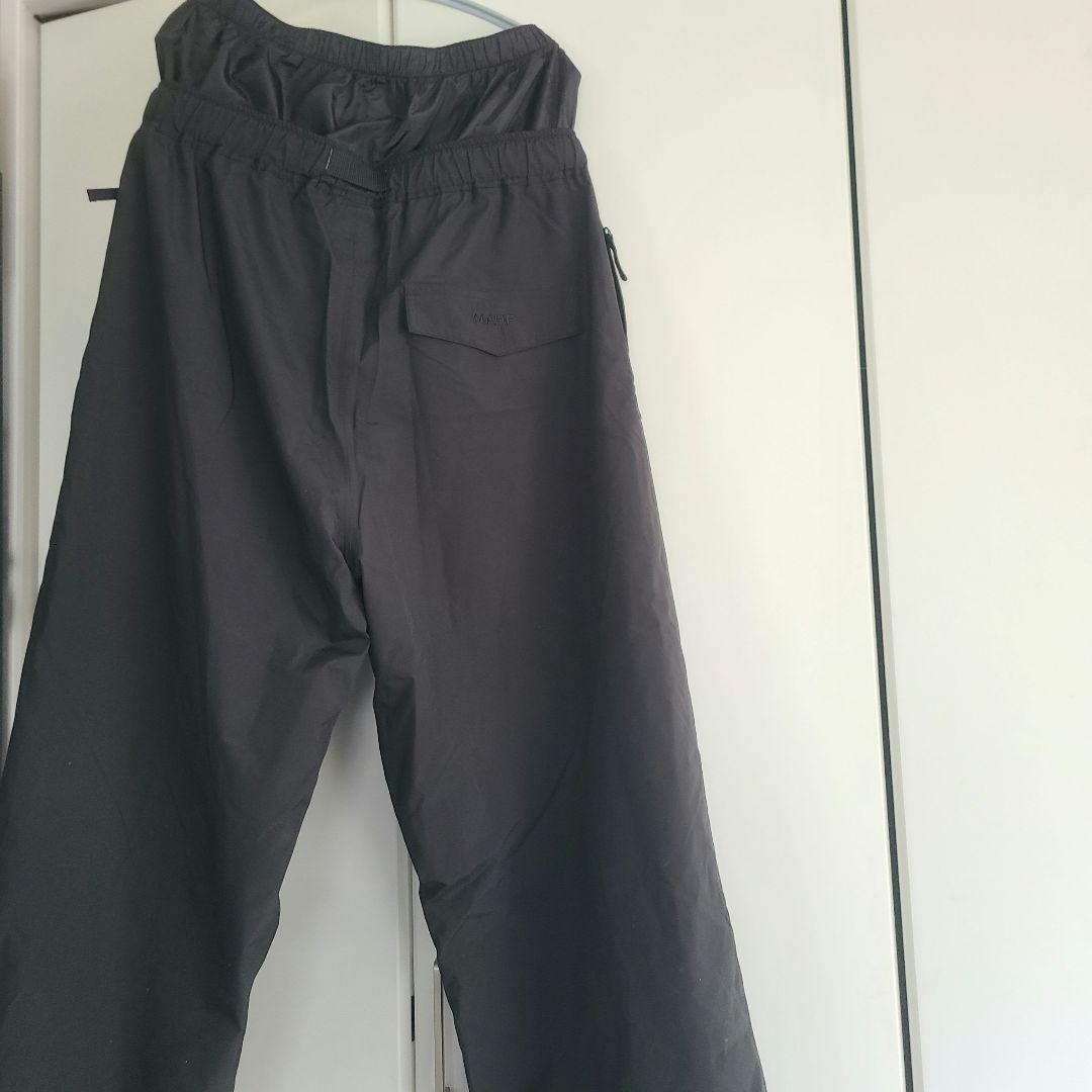 MAHF ブラック スノーボードパンツ