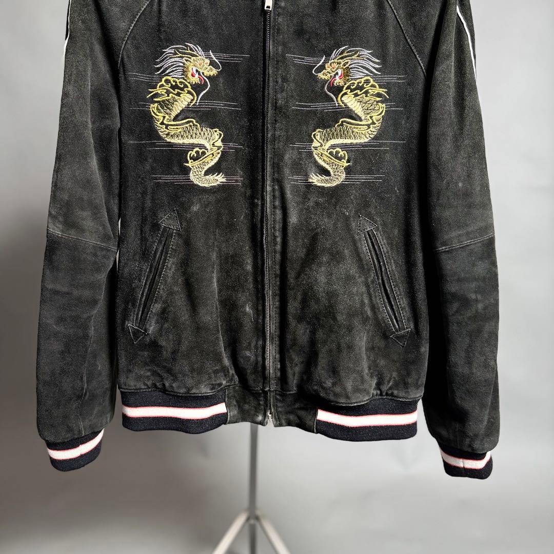 COVERT suede leather SOUVENIR JKT 46 黒