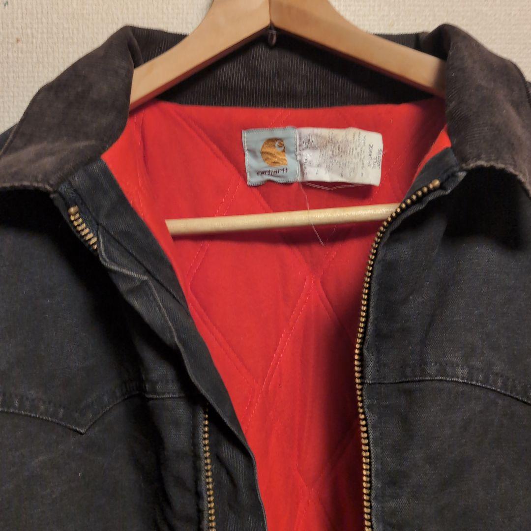 た*き様 Carhartt サンタフェジャケット ブラック　JQ2115希少TA
