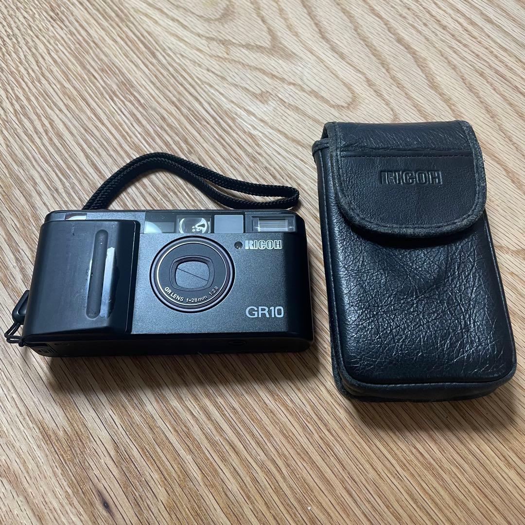 RICOH GR10 フィルムカメラ レザーケース付き(純正)