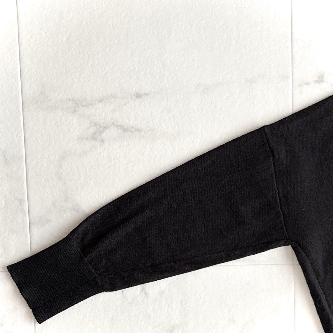 ドゥーズィエムクラス　ウールハイゲージタートル ブラック