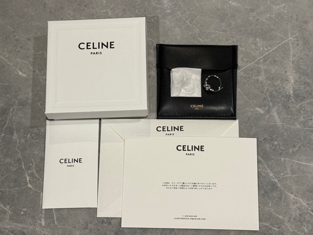 R*u様 【新品未使用品/片耳用】CELINE セリーヌ ノットスモールフープピ