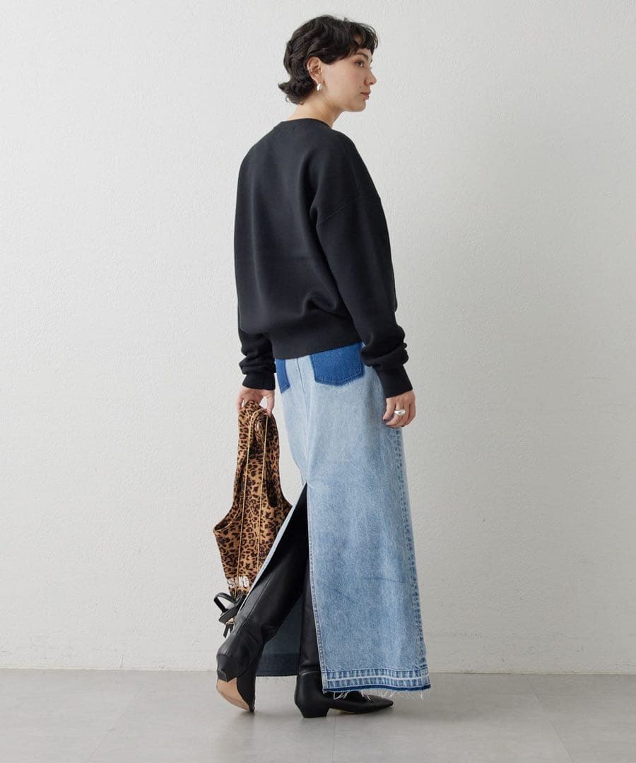 Whim Gazette(ウィム ガゼット)ボタンデニムスカート