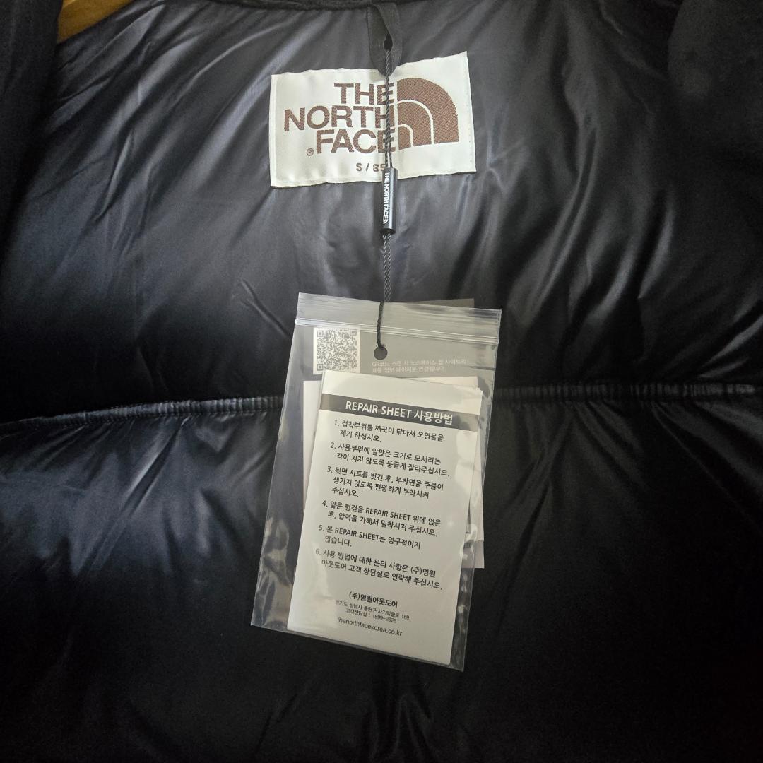 THE NORTH FACE ブラック ダウンジャケット　韓国　85（S）