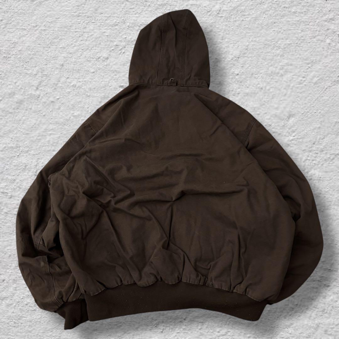 vintageダックパーカーアクティブジャケット90s古着vintageブラウン