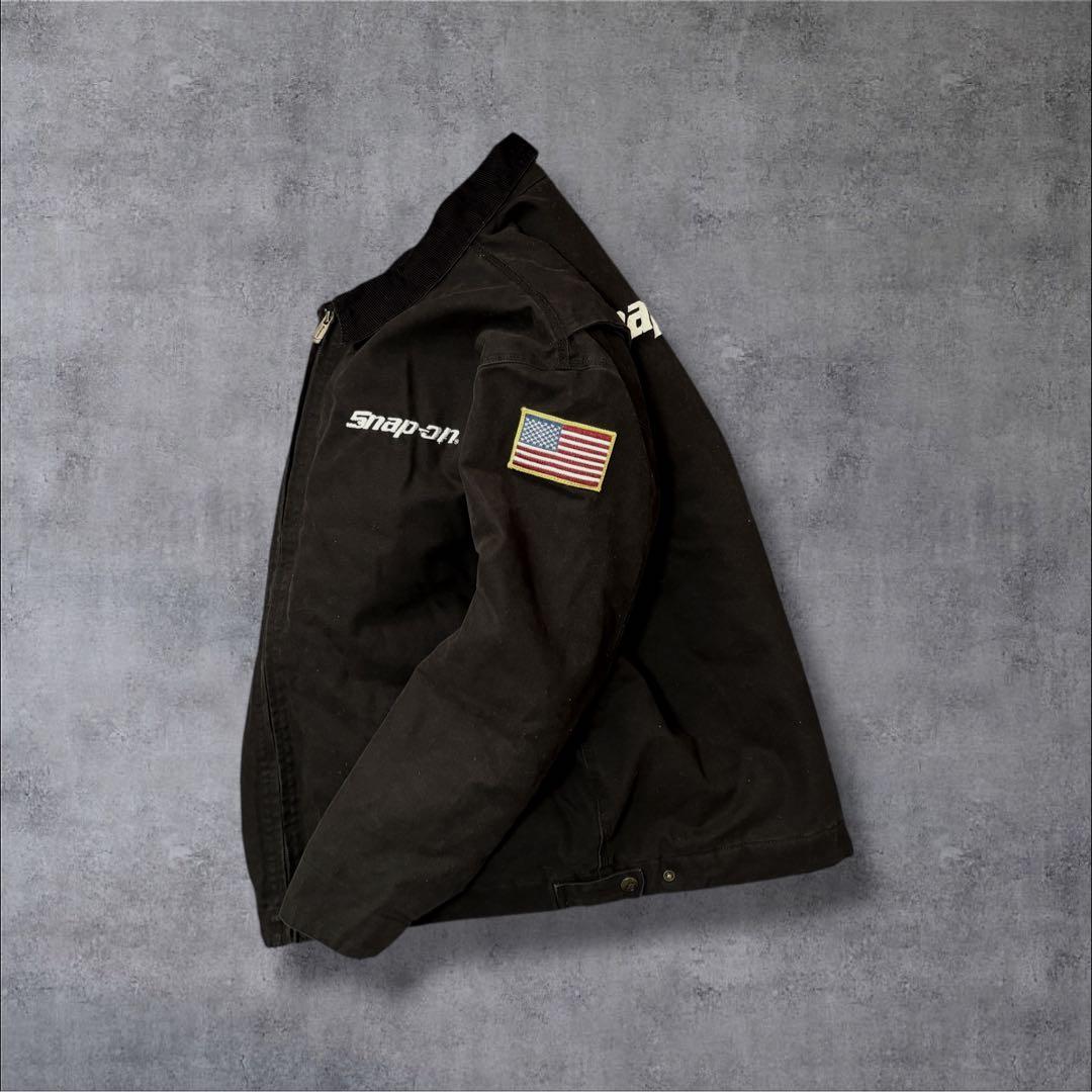 カズ！スナップオン Snap-on デトロイトジャケット ブルゾン 刺繍ロ