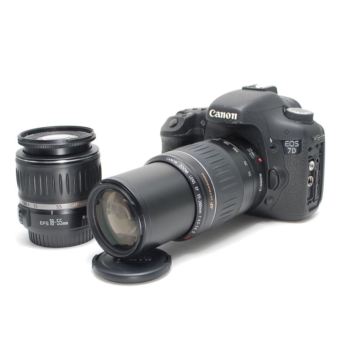 ❤️高画質❤️Canon EOS 7D ダブルレンズセット初心者おすすめ一眼レフ