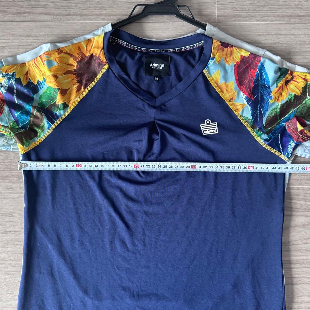 レア❣️アドミラル レディーステニスウェア ゲームシャツ＆ひまわり柄スカート
