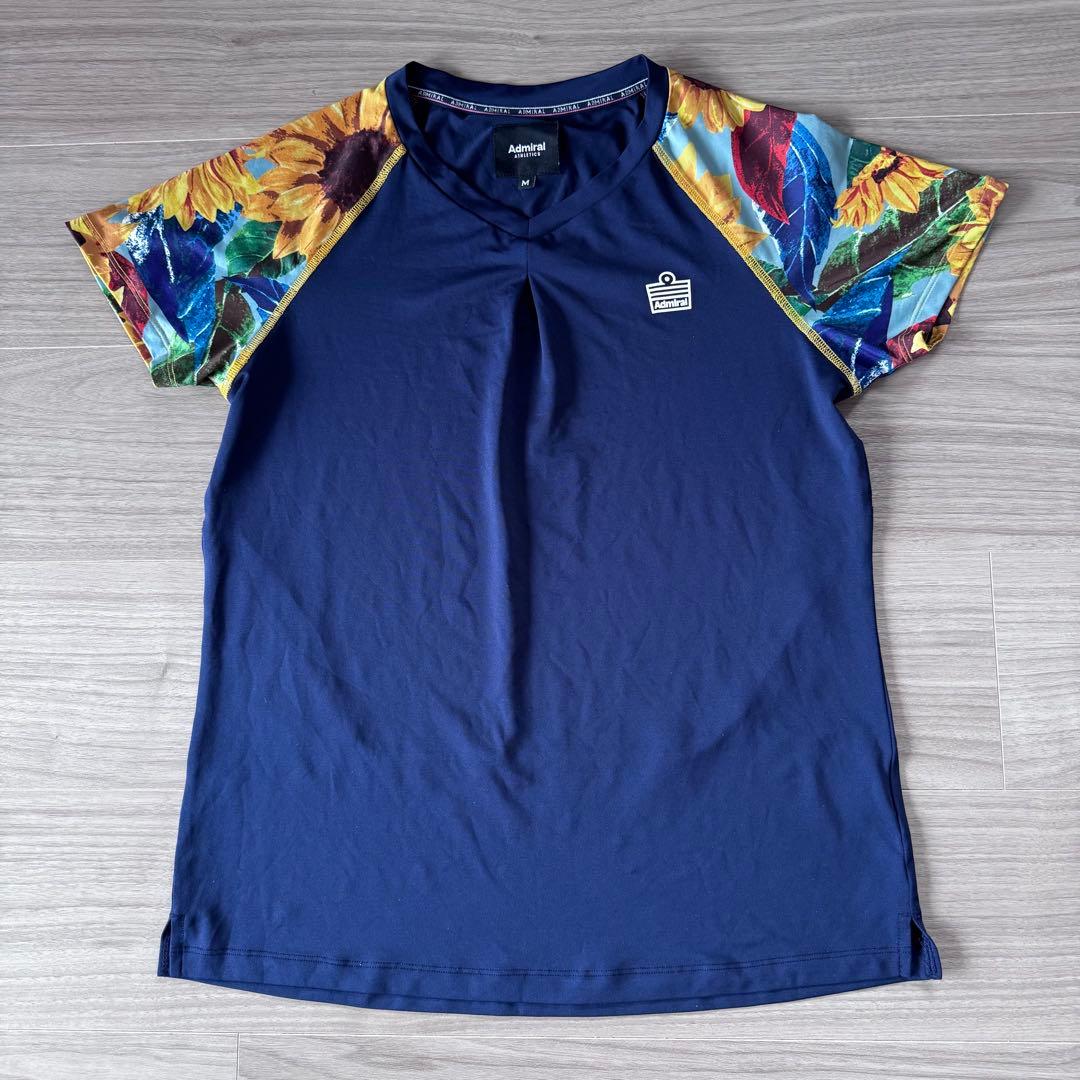 レア❣️アドミラル レディーステニスウェア ゲームシャツ＆ひまわり柄スカート