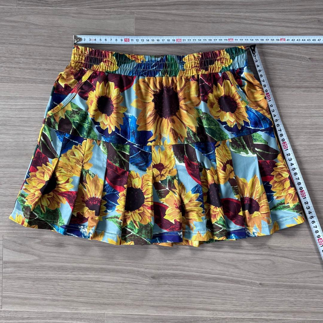レア❣️アドミラル レディーステニスウェア ゲームシャツ＆ひまわり柄スカート