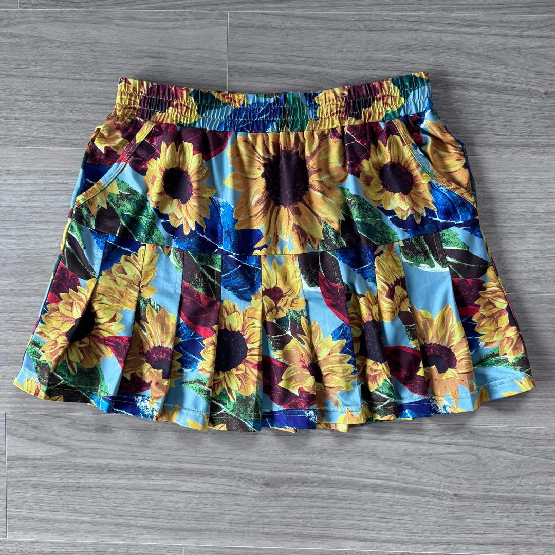 レア❣️アドミラル レディーステニスウェア ゲームシャツ＆ひまわり柄スカート