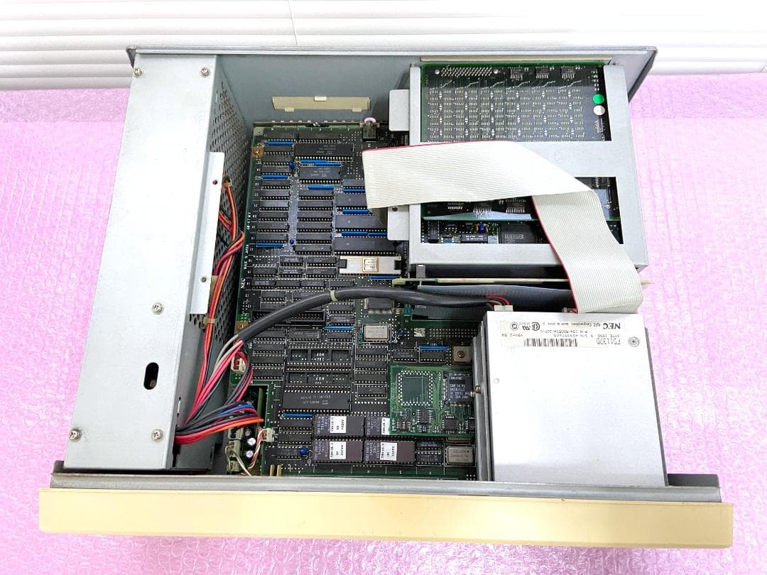 【動作済良好！】NEC PC-9801UX21 3.5インチFDD*2ドライブ