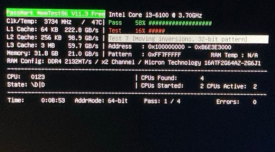 crucial DDR4-2666 32GB (16GB×2) メモリー