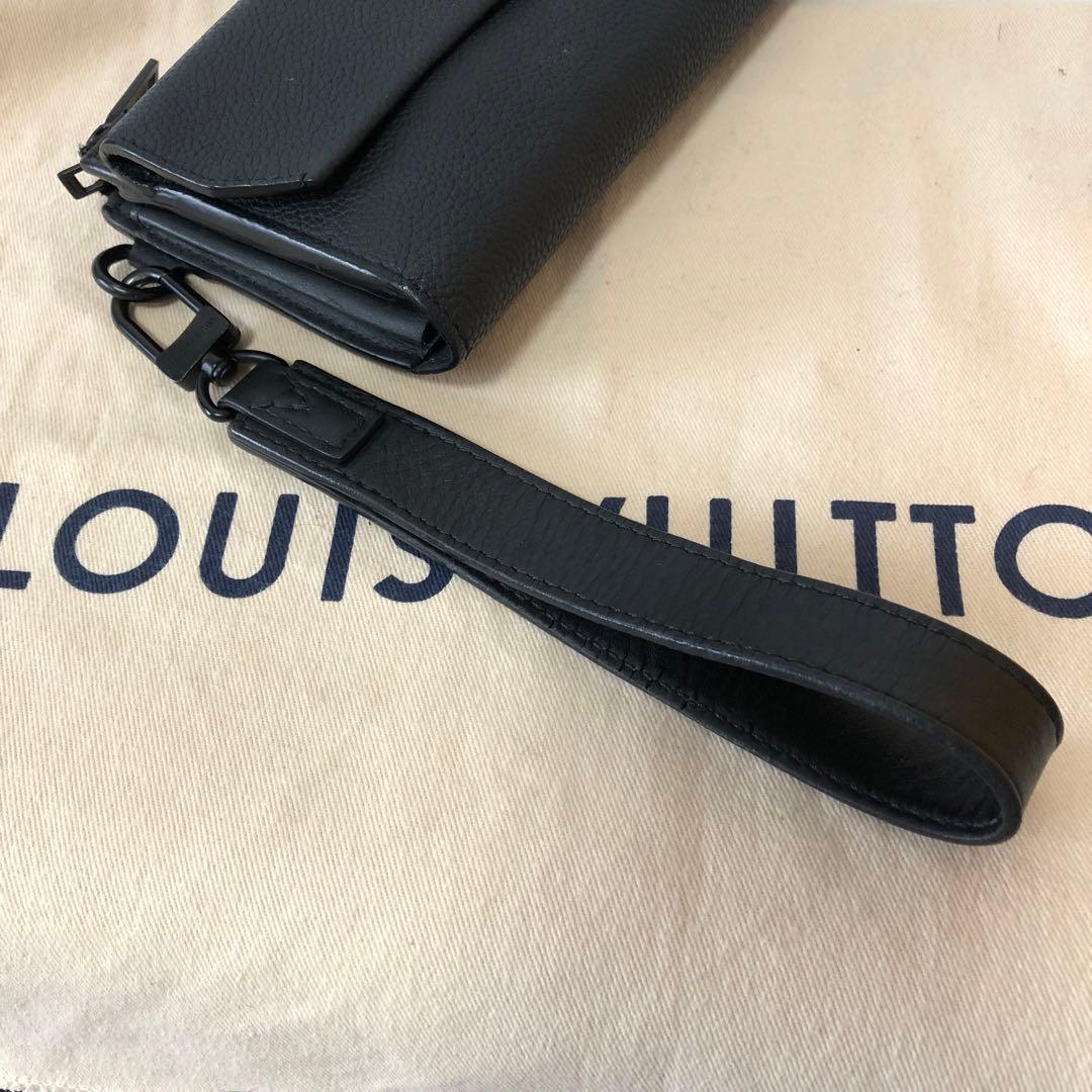 ルイヴィトン　アエログラム　ジッピーウォレット　ノワール　長財布　993