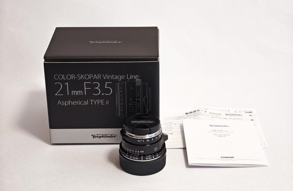 新同 COLOR-SKOPAR vintage line 21mm F3.5VM