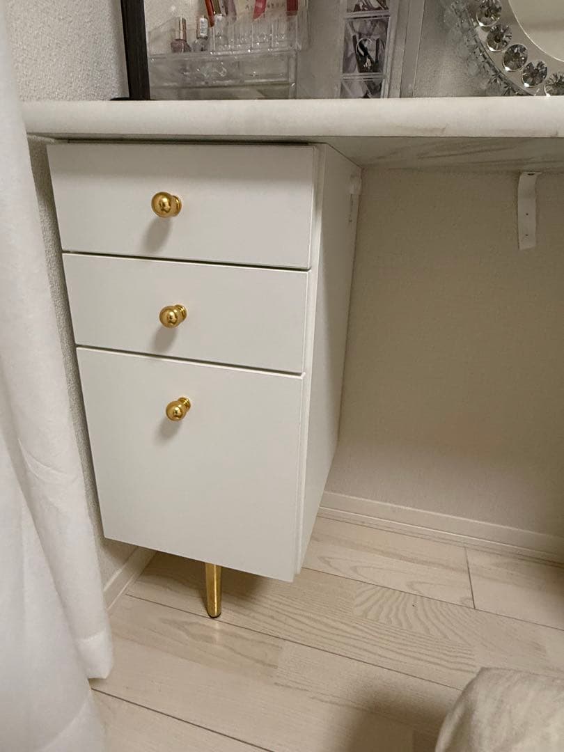 極美品　 フランフラン　エルドラド　コスメデスク 化粧代