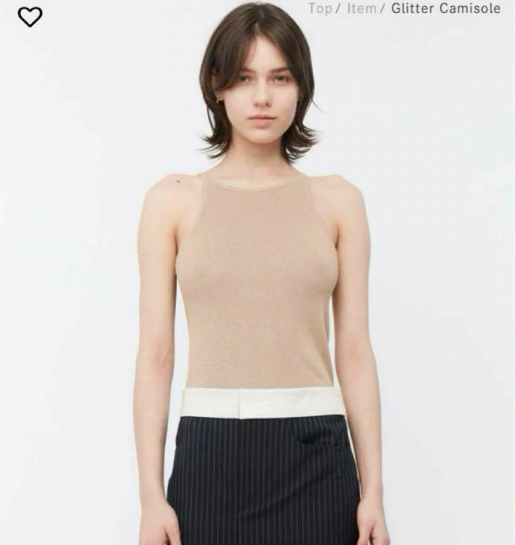 完売品　ガジェス　Gajess Glitter Camisole