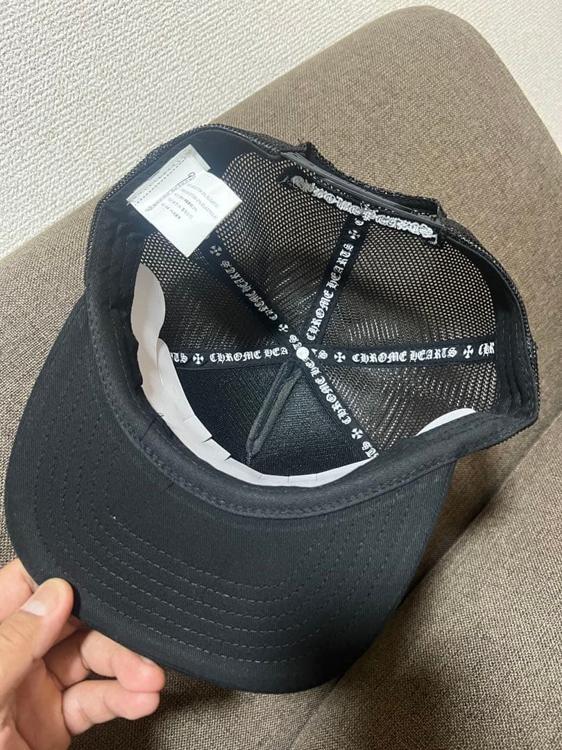 ブラック トラッカーキャップ (Chrome Hearts)